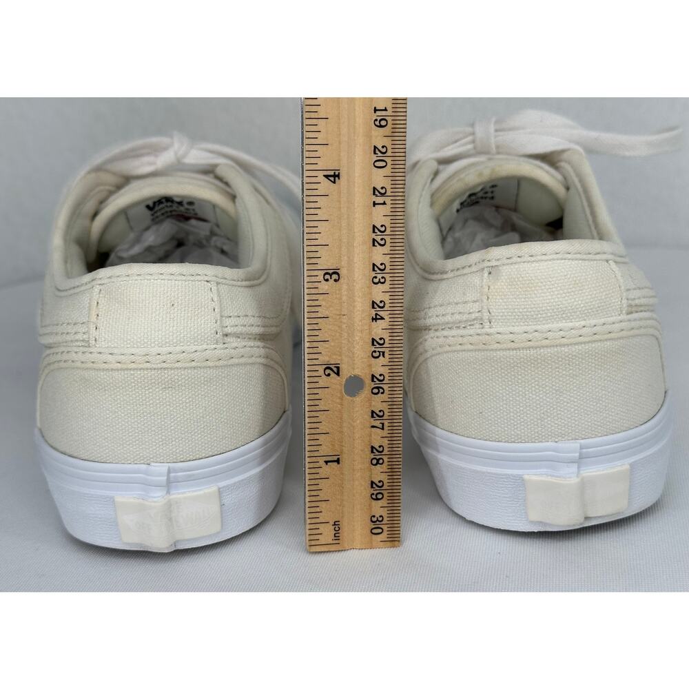 Vans Pro White Off The Wall Cushioned Canvas Low Top Sneakers Youth 6 - Picture 5 of 11